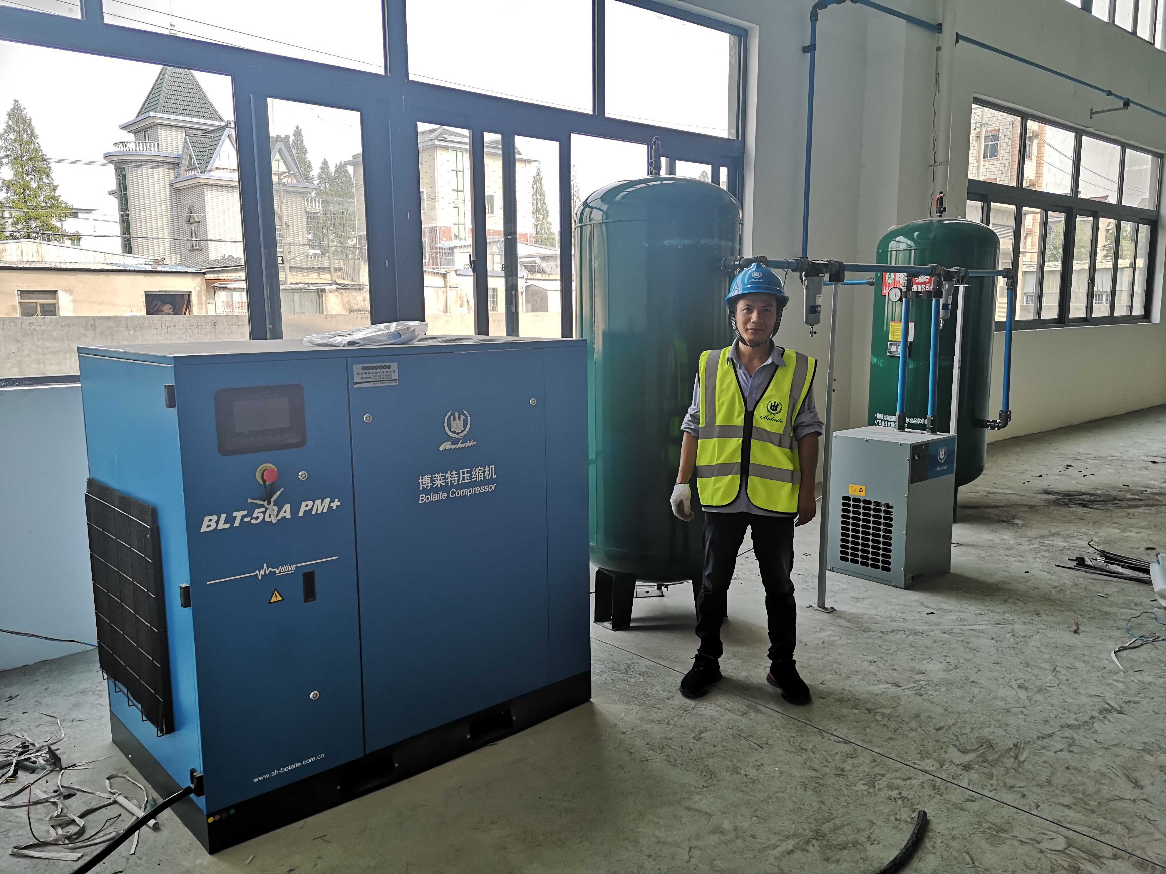 博萊特空壓機(jī)電子行業(yè)節(jié)能改造案例